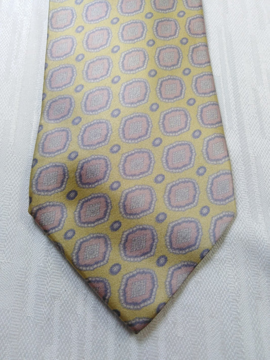 CARNAVAL DE VENISE 100% SILK TIE SETA CRAVATTA NECKTIE MADE IN ITALY CLASSIC
