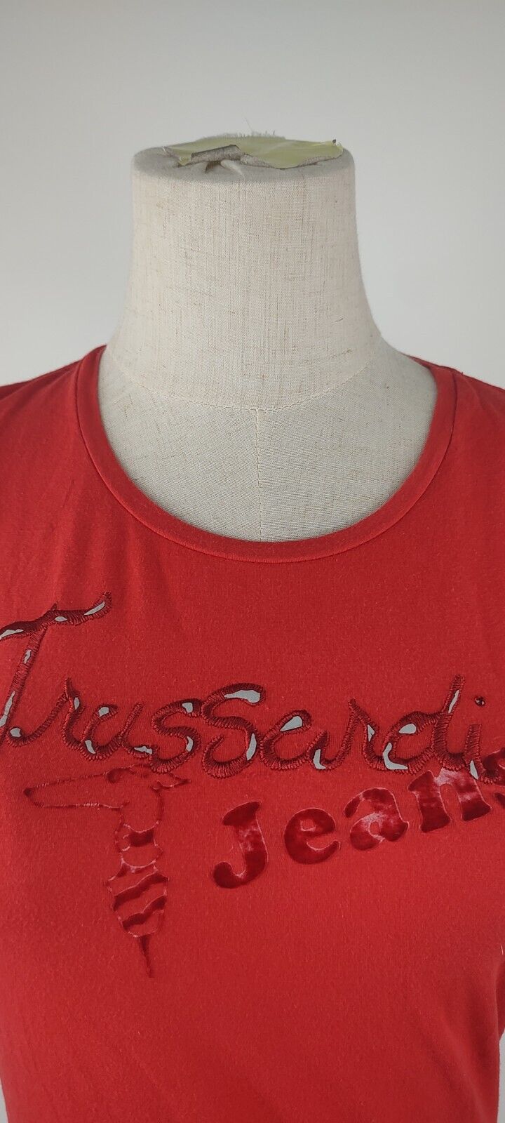 TRUSSARDI JEANS MAGLIA DONNA TG. XS WOMAN CASUAL VINTAGE T-SHIRT
