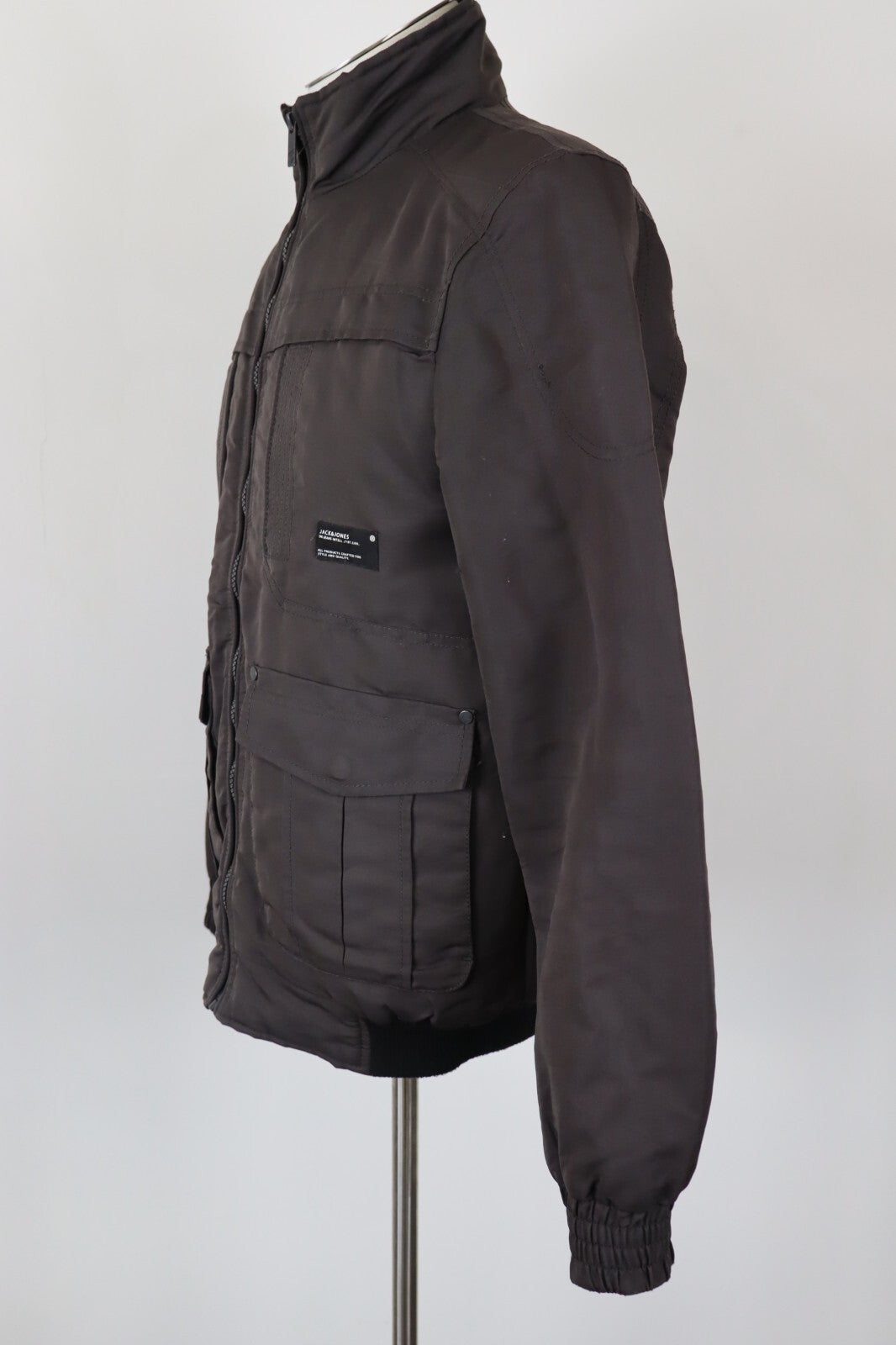 JACK & JONES GIUBBINO IMBOTTITO UOMO Tg M MAN CASUAL VINTAGE JACKET CAPPUCCIO