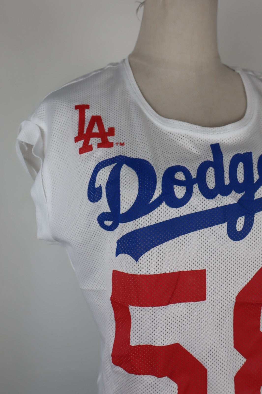 ALCOTT LA DODGERS MAGLIA BASEBALL  DONNA TG. L WOMAN SHIRT SPORT VINTAGE