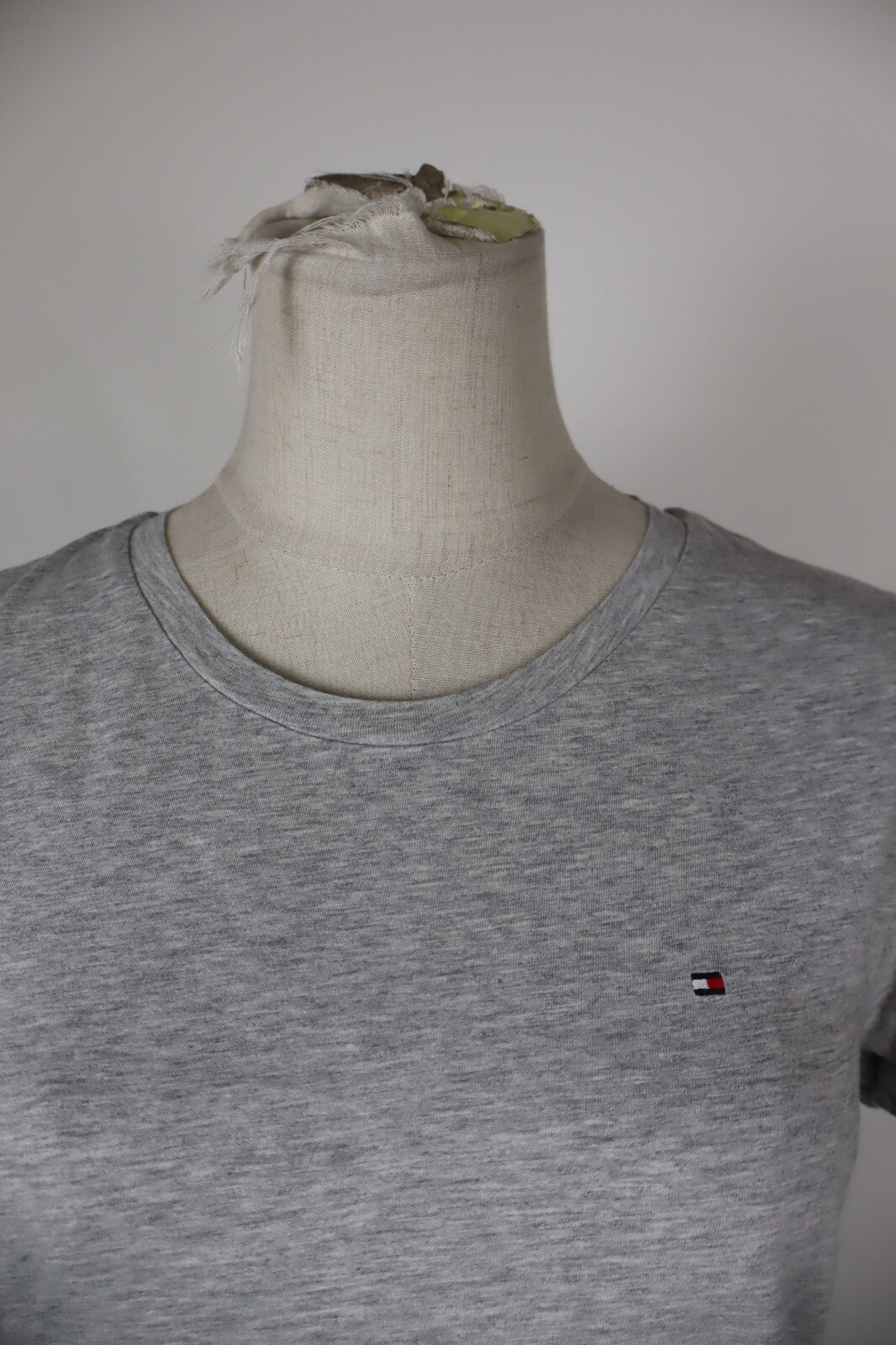 HILFIGER TOMMY JEANS MAGLIA DONNA TG. L WOMAN CASUAL VINTAGE T-SHIRT TOP COTONE