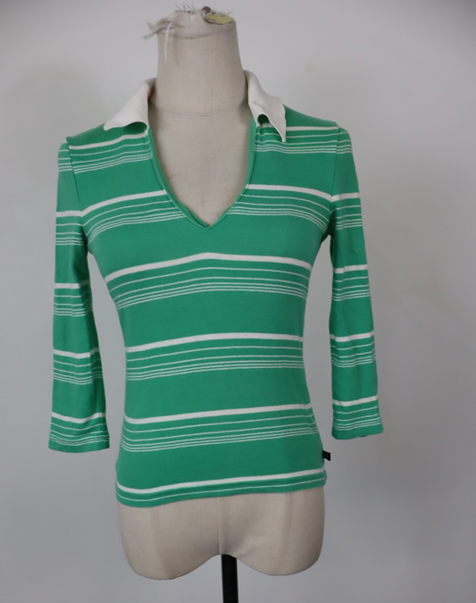 POLO JEANS RALPH LAUREN POLO DONNA COTONE TG. L WOMANSHIRT CASUAL VINTAGE