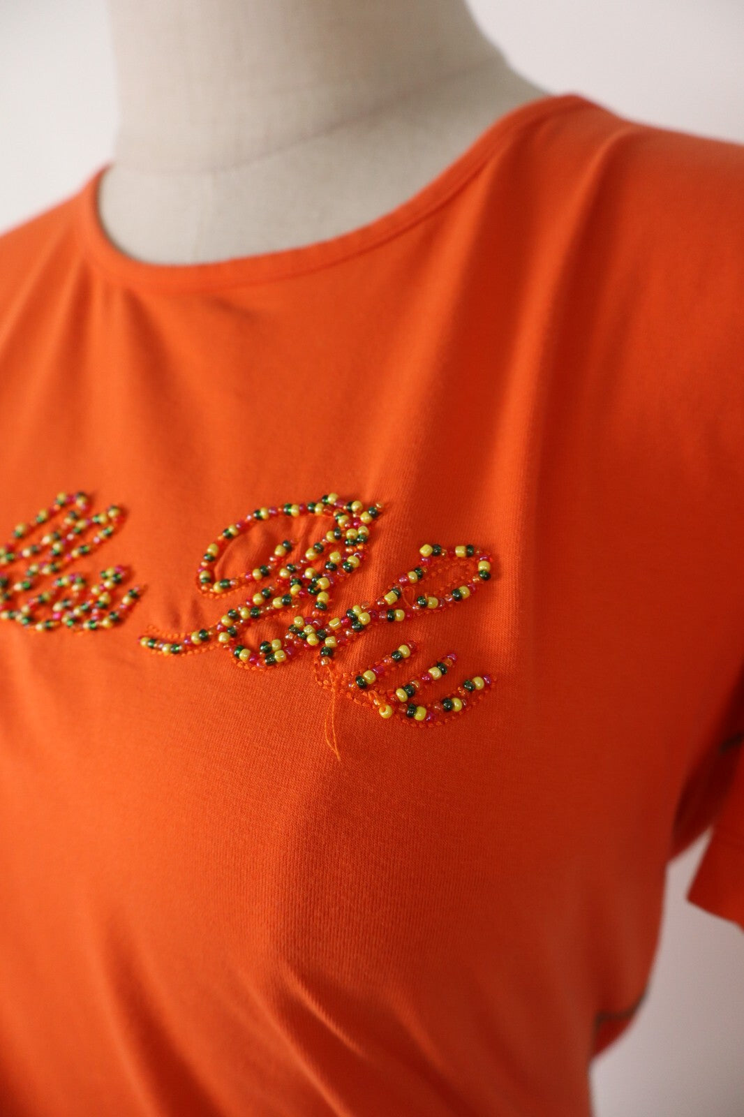 BLU BYBLOS MAGLIA DONNA TG. L WOMAN CASUAL VINTAGE T-SHIRT TOP