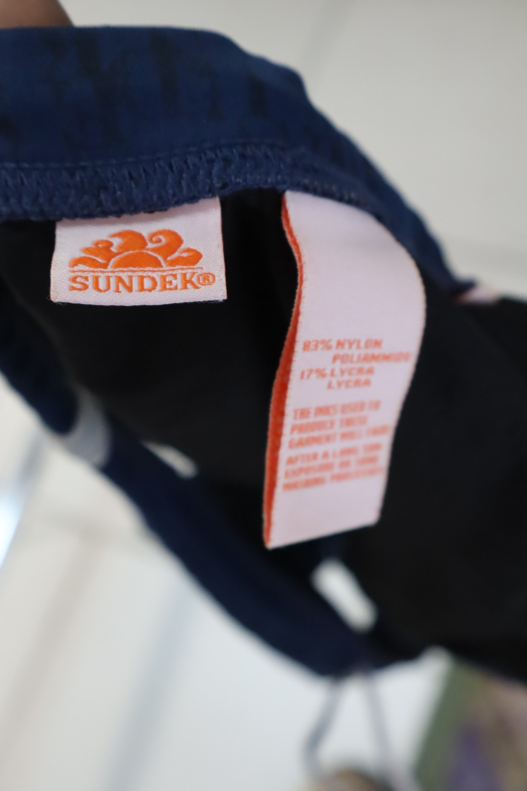 SUNDEK COSTUME A SLIP MARE UOMO TG L MEN SWIMSUIT VINTAGE CASUAL NYLON