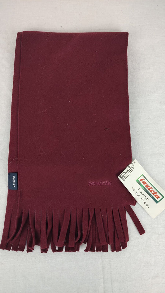 INVICTA SCIARPA PILE CON TAG UOMO DONNA WOMAN MAN VINTAGE CASUAL SCARF