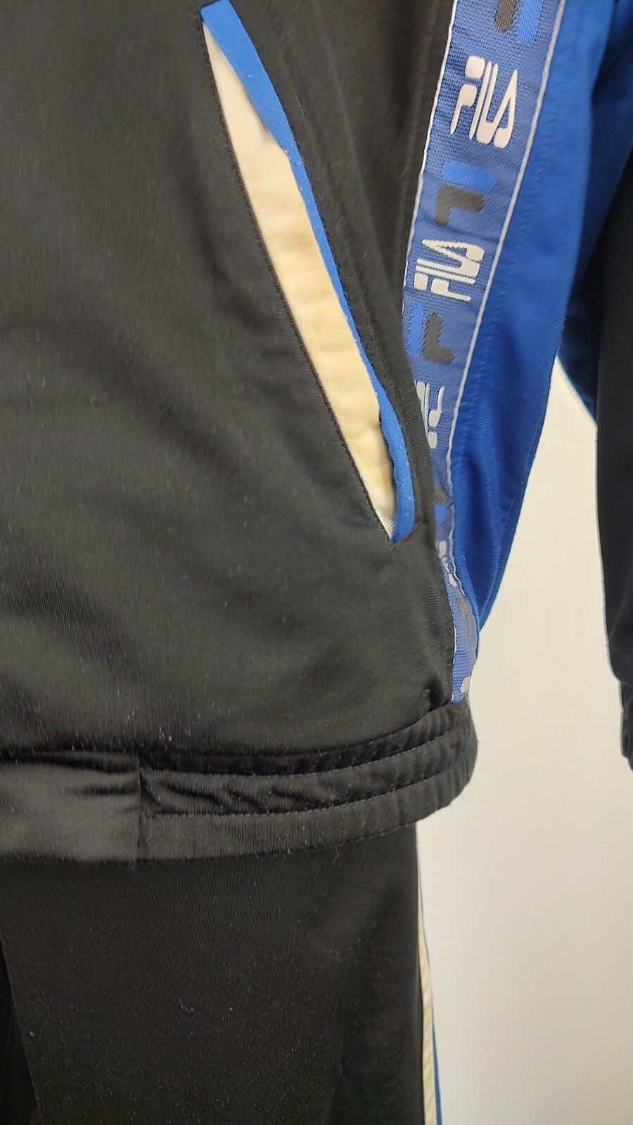 FILA TUTA COMPLETA DUE PEZZI Tg. 50 TRACKSUIT JACKET GIACCA PANTS UOMO SPORT