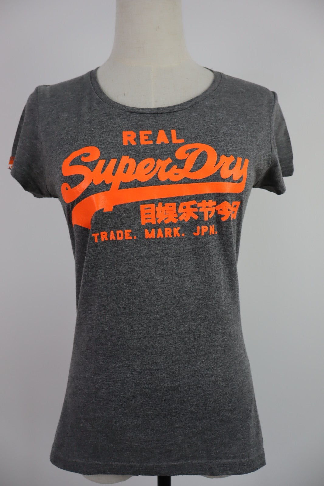 SUPERDRY MAGLIA DONNA TG. S  WOMAN CASUAL VINTAGE T-SHIRT COTONE COTTON