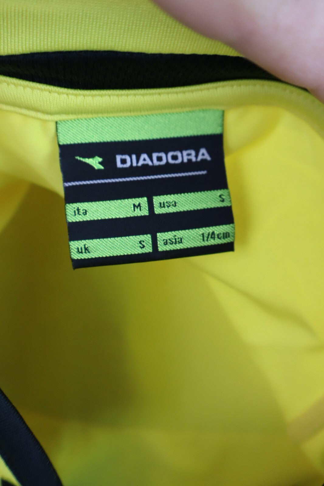 DIADORA NAPOLI MAGLIA CALCIO DONNA Tg M WOMAN SOCCER VINTAGE JERSEY