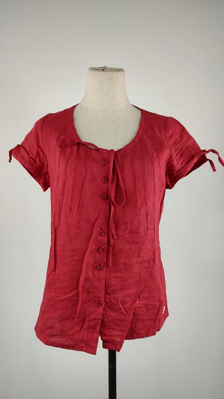 PIERRE CARDIN CAMICIA  DONNA TG. 44 WOMAN SHIRT CASUAL VINTAGE LINO