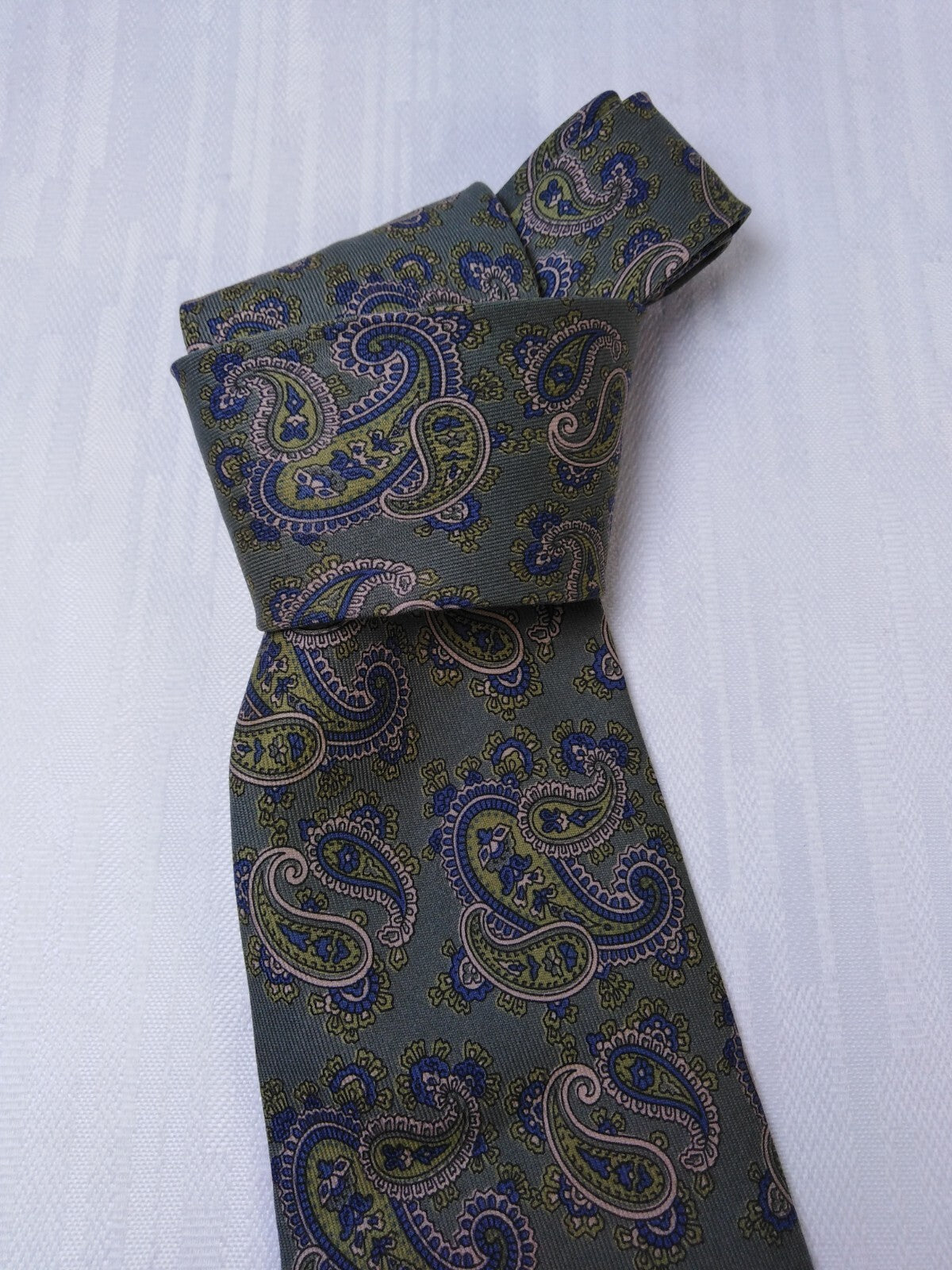 NINO SALZANO 100% SILK TIE SETA CRAVATTA NECKTIE MADE IN ITALY CLASSIC