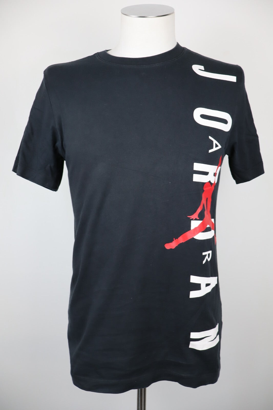 AIR JORDAN MAGLIA UOMO TG S NERO MAN T-SHIRT CASUAL VINTAGE COTONE COTTON