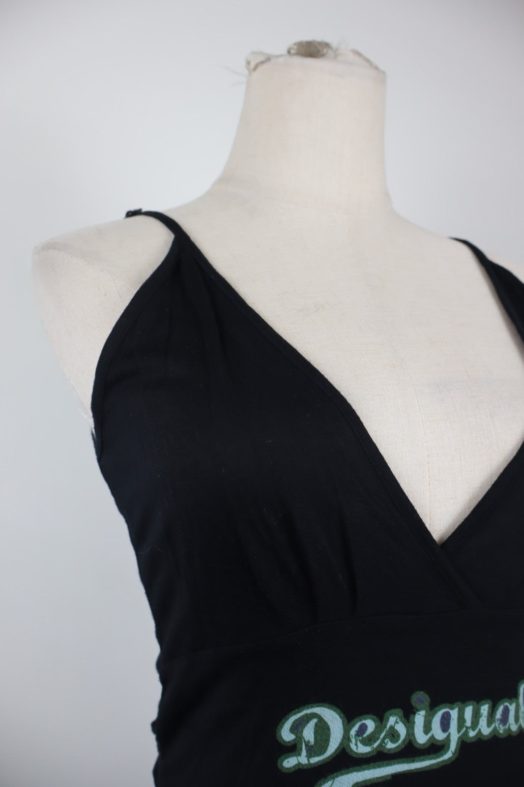 DESIGUAL VESTITO ABITO A BRETELLE DONNA TG L WOMAN CASUAL VINTAGE DRESS FLOREALE