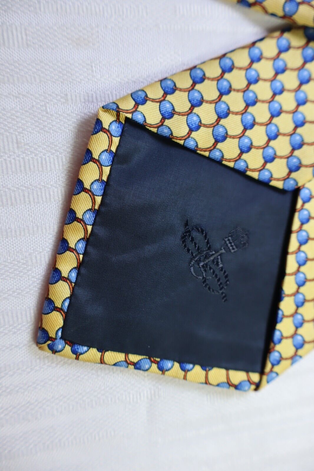 LES COPAINS 100% SILK TIE SETA CRAVATTA NECKTIE MADE IN ITALY CLASSIC