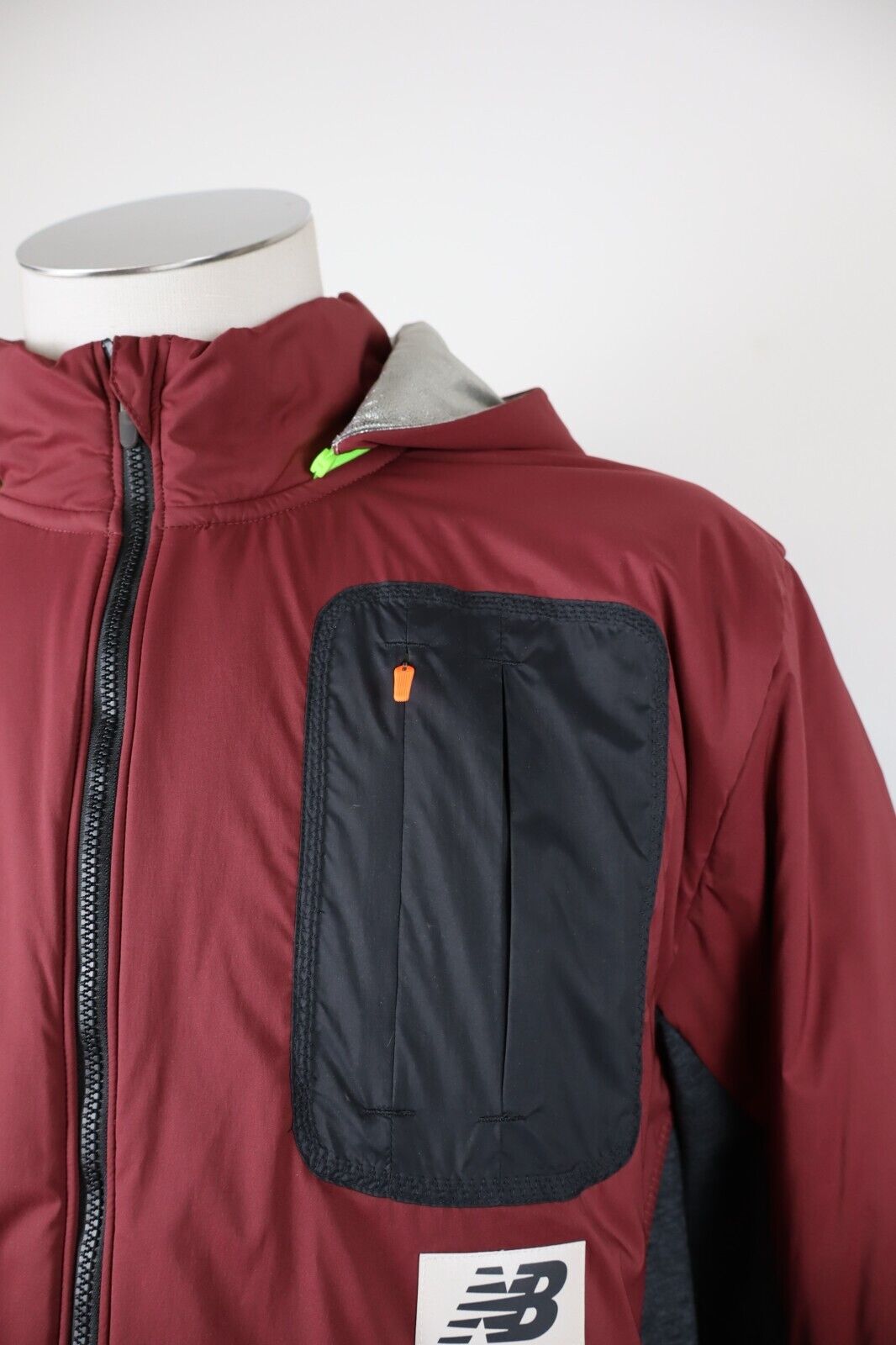 NEW BALANCE GIUBBINO TECNICO GIACCA UOMO Tg. L MAN CASUAL JACKET VINTAGE