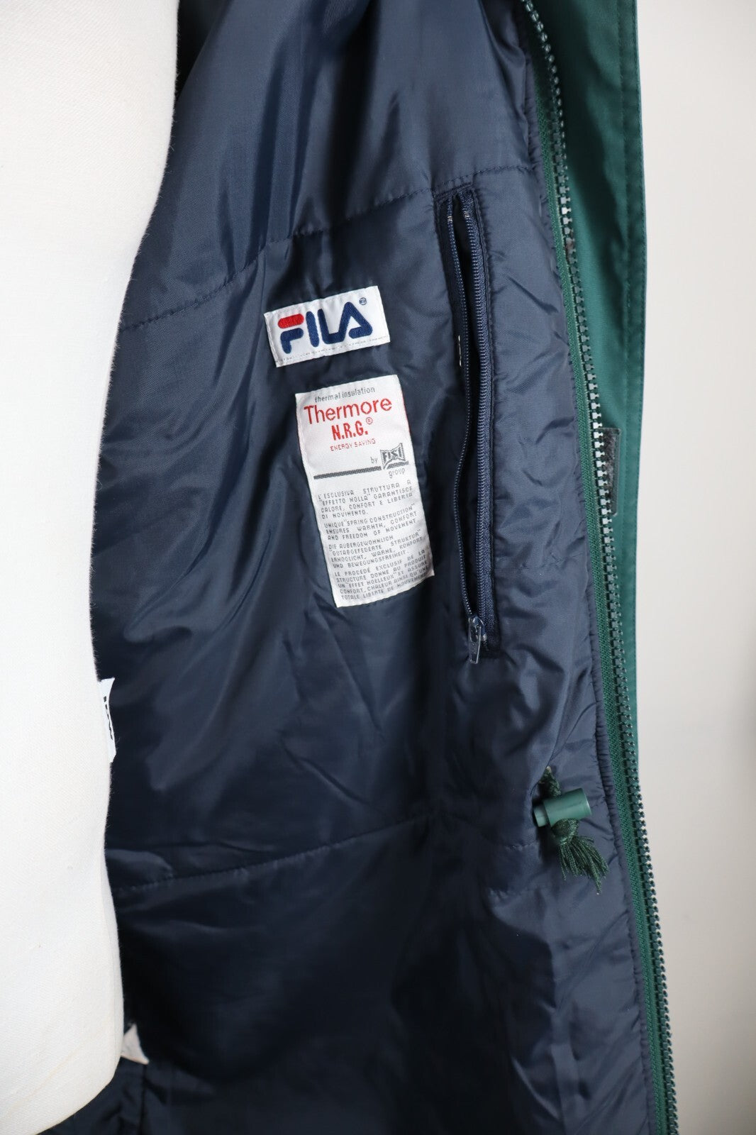 FILA MAGIC LINE GIUBBINO GIACCA UOMO Tg 52 MAN CASUAL VINTAGE JACKET