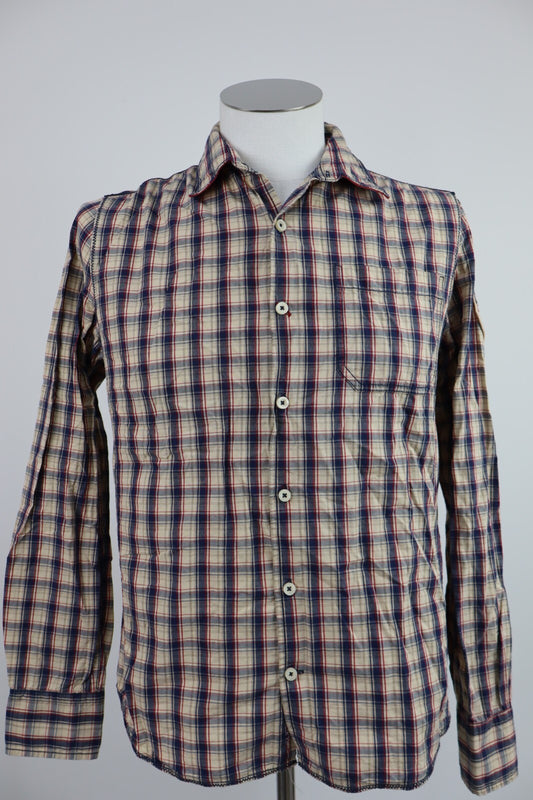 NAPAPIJRI CAMICIA COTONE SHIRT UOMO Tg. M MAN VINTAGE CASUAL COTTON