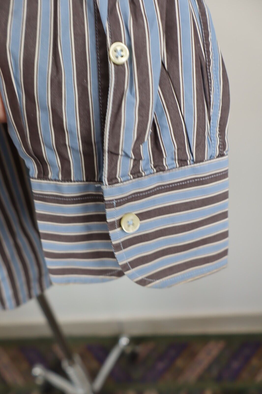 KRIZIA CAMICIA UOMO COTONE TG. 16,5 MAN CASUAL VINTAGE COTTON SHIRT