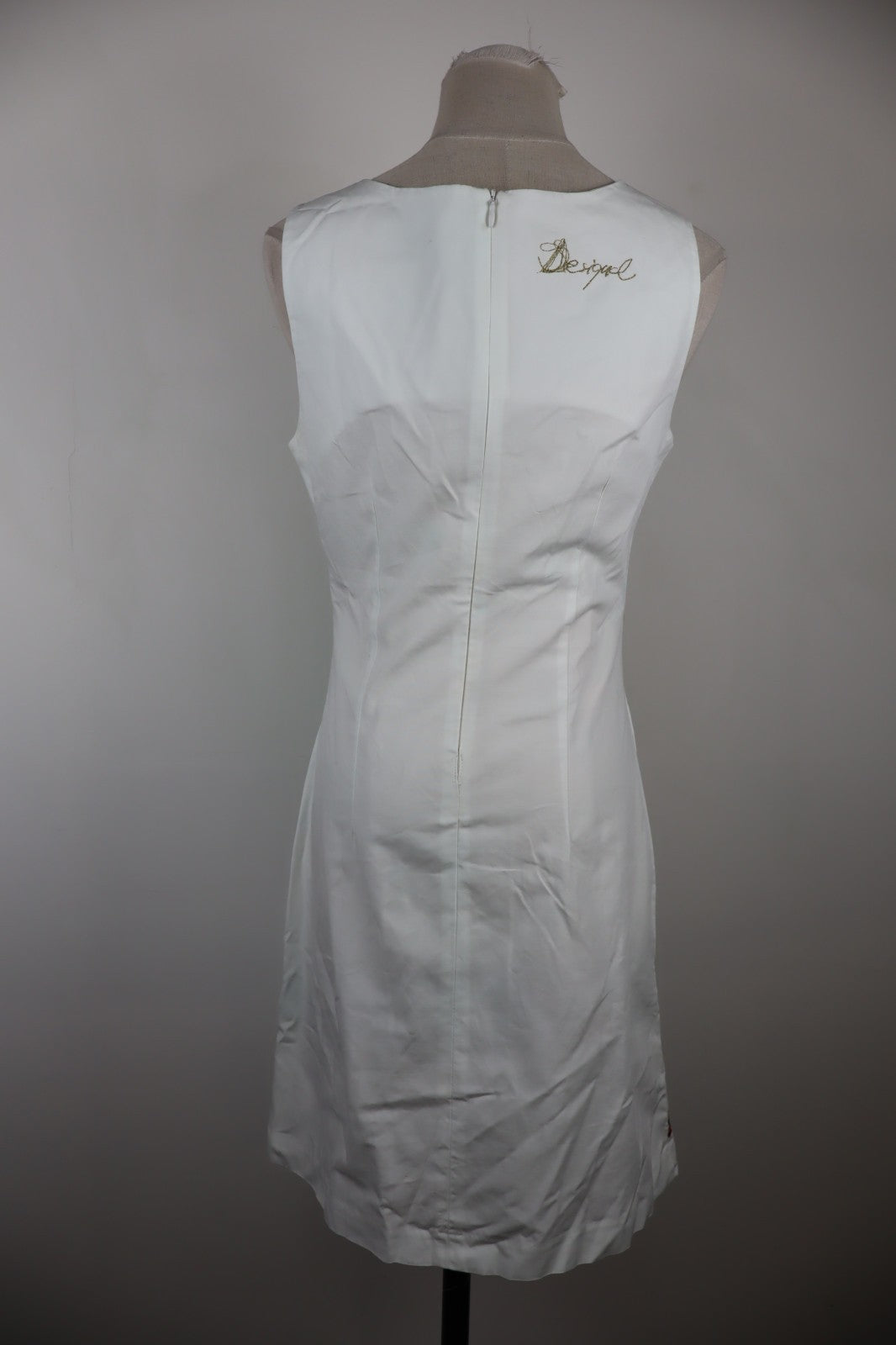 DESIGUAL VESTITO ABITO SMANICATO DONNA TG. 38 WOMAN CASUAL VINTAGE DRESS GEMME