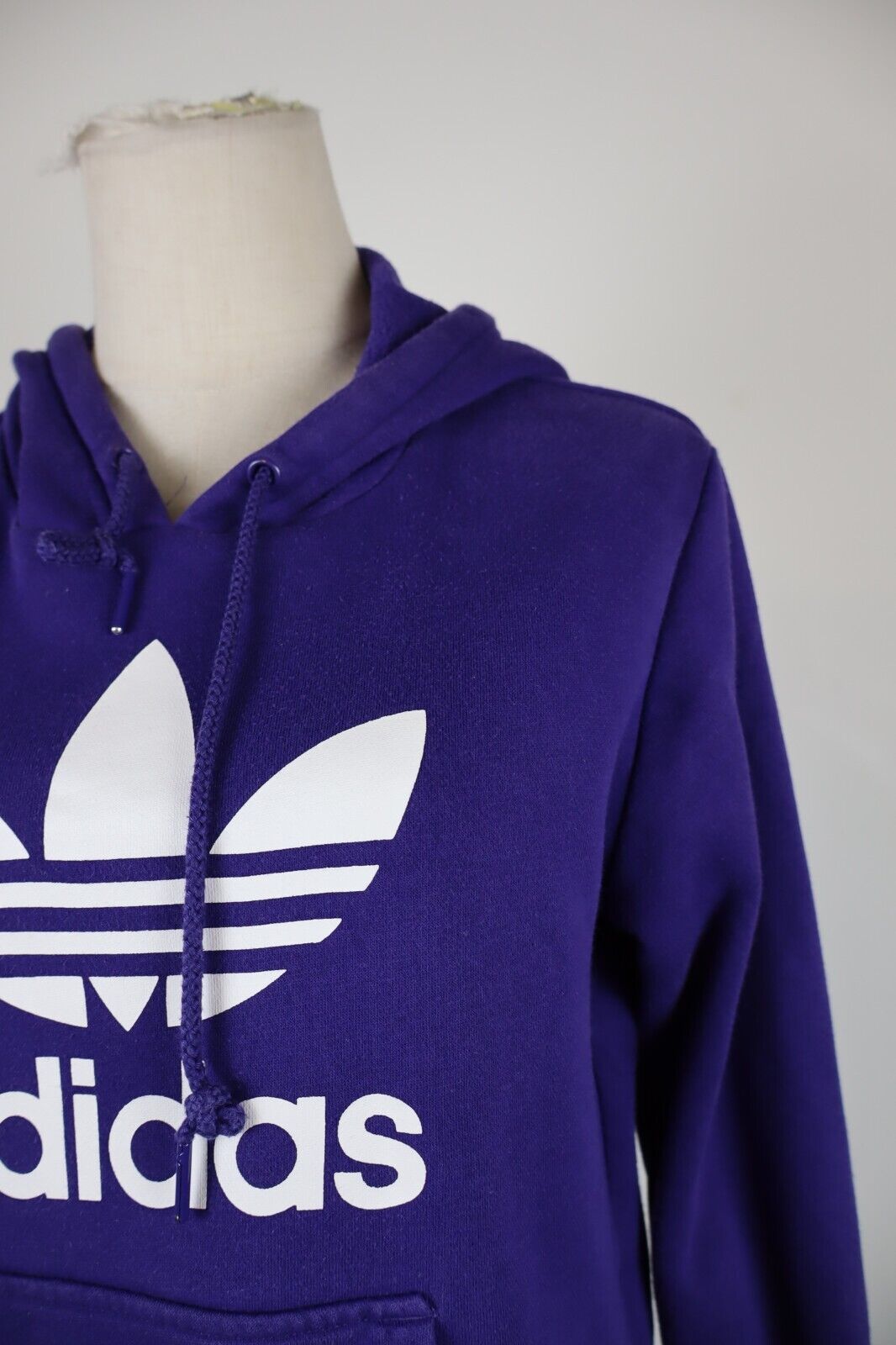 ADIDAS FELPA CAPPUCCIO DONNA Tg 38 WOMEN CASUAL VINTAGE SPORT SWEATSHIRT
