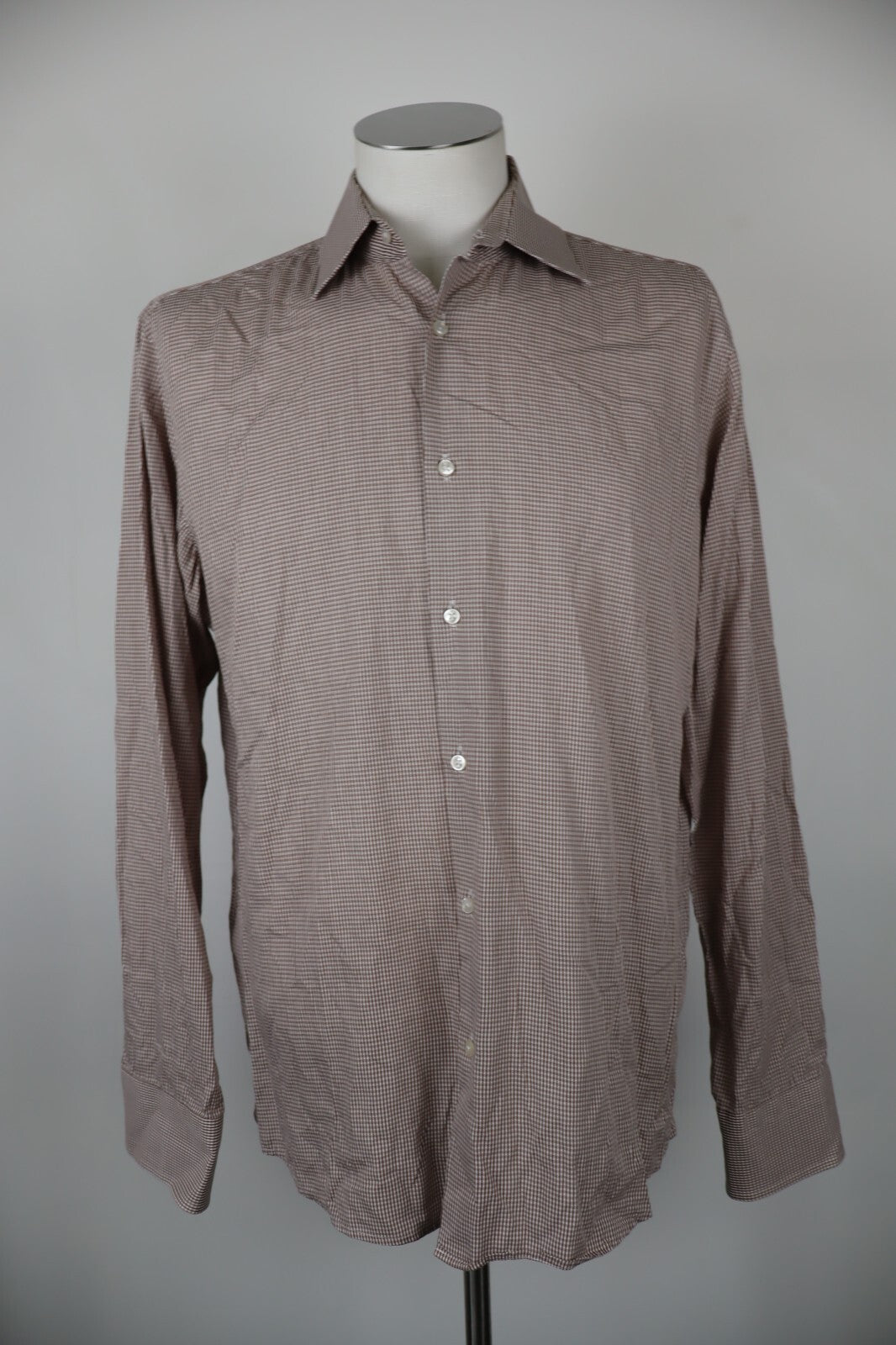 HUGO BOSS CAMICIA COTONE UOMO TG 41 16 MAN SHIRT CASUAL VINTAGE COTTON