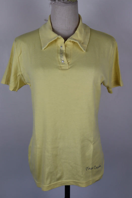 PIERRE CARDIN MAGLIA POLO DONNA TG. L WOMAN CASUAL VINTAGE T-SHIRT
