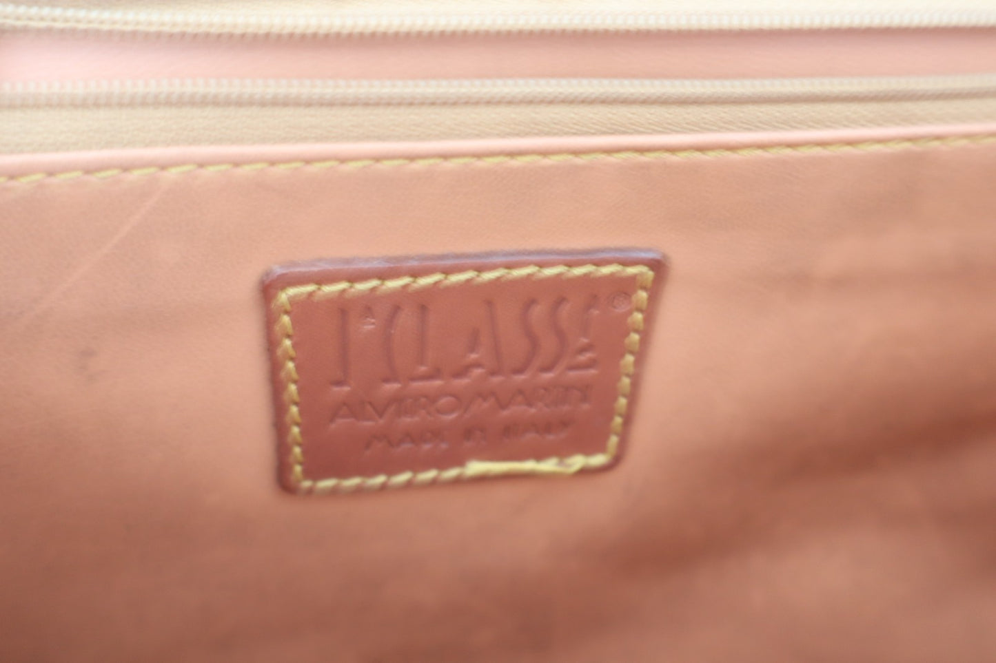 ALVIERO MARTINI BORSA DONNA SHOULDER BAG ITALY  VINTAGE PELLE PORTA LAPTOP GEO