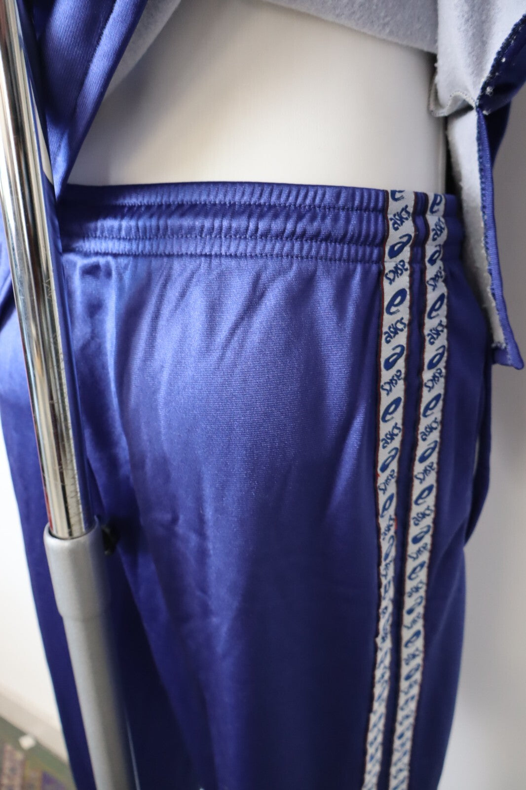 ASICS TUTA COMPLETA DUE PEZZI Tg. 50 TRACKSUIT JACKET PANTS UOMO SPORT