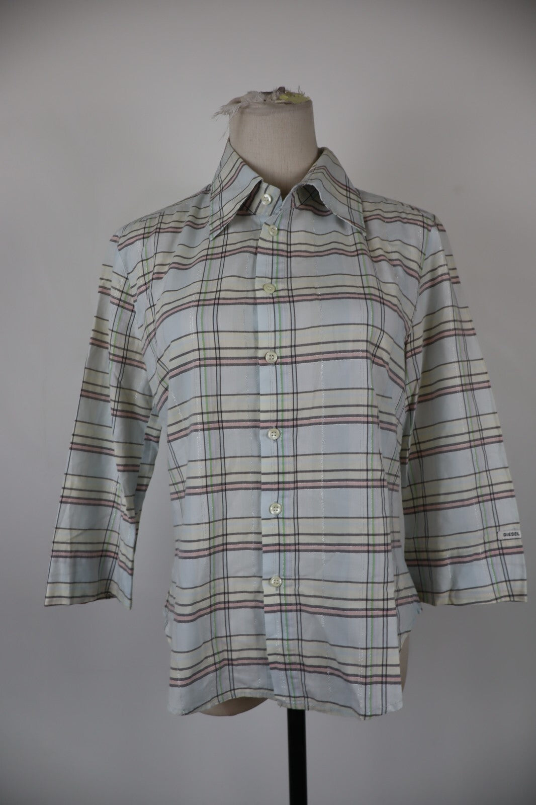 DIESEL CAMICIA  DONNA TG. L WOMAN SHIRT CASUAL VINTAGE COTONE COTTON