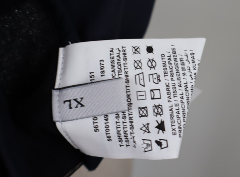 TRUSSARDI JEANS MAGLIA DONNA TG. XL WOMAN CASUAL VINTAGE T-SHIRT TOP COTONE LOGO