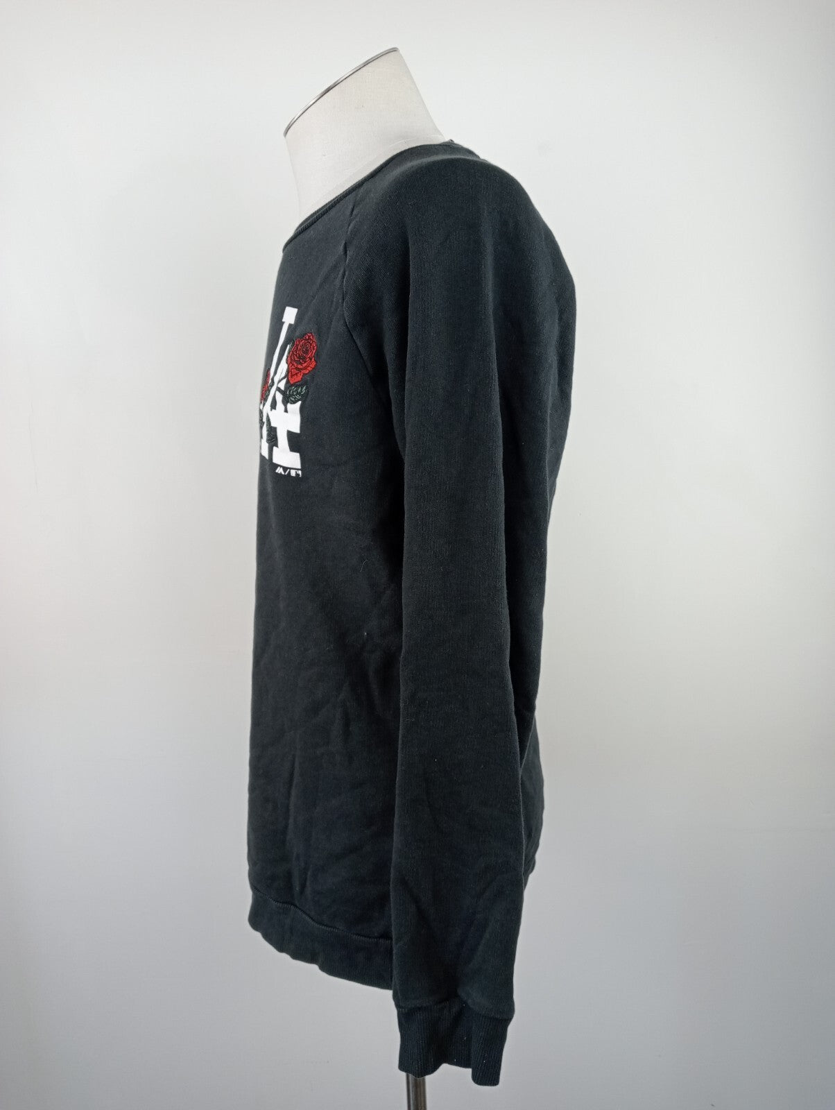 MAJESTIC MAJOR LEAGUE LA FELPA BASEBALL UOMO MAGLIA Tg L MAN SPORT  SWEATSHIRT