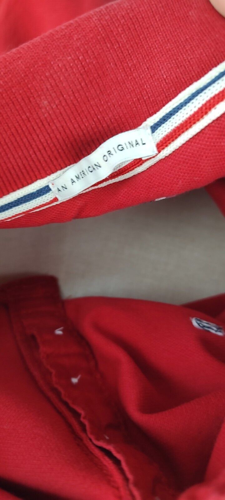 TOMMY HILFIGER POLO MAGLIA DONNA COTONE TG. XL WOMAN SHIRT CASUAL VINTAGE