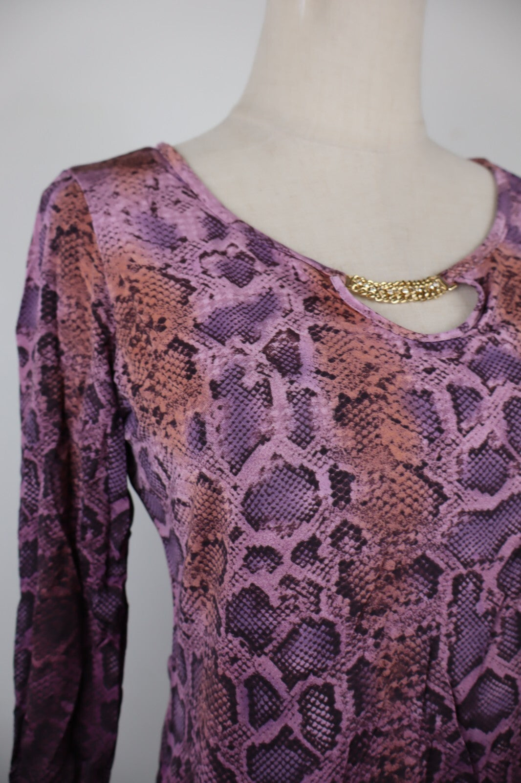 PER TE BY KRIZIA MAGLIA MANICHE A 3/4 DONNA TG 17 WOMAN T-SHIRT CASUAL VINTAGE