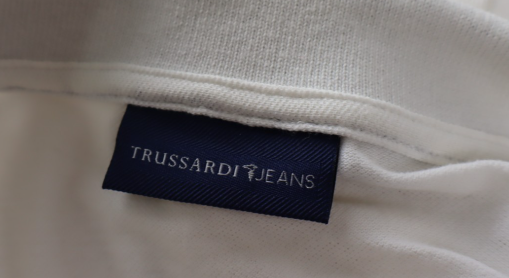 TRUSSARDI JEANS MAGLIA POLO UOMO TG 2XL MAN T-SHIRT CASUAL VINTAGE COTONE COTTON