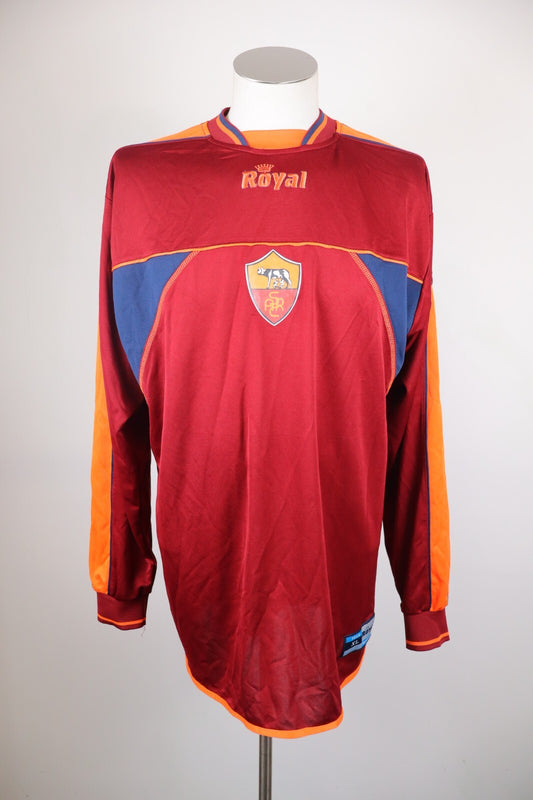 ROYAL ROMA MAGLIA CALCIO TRIKOT UOMO TG XL SOCCER JERSEY VINTAGE