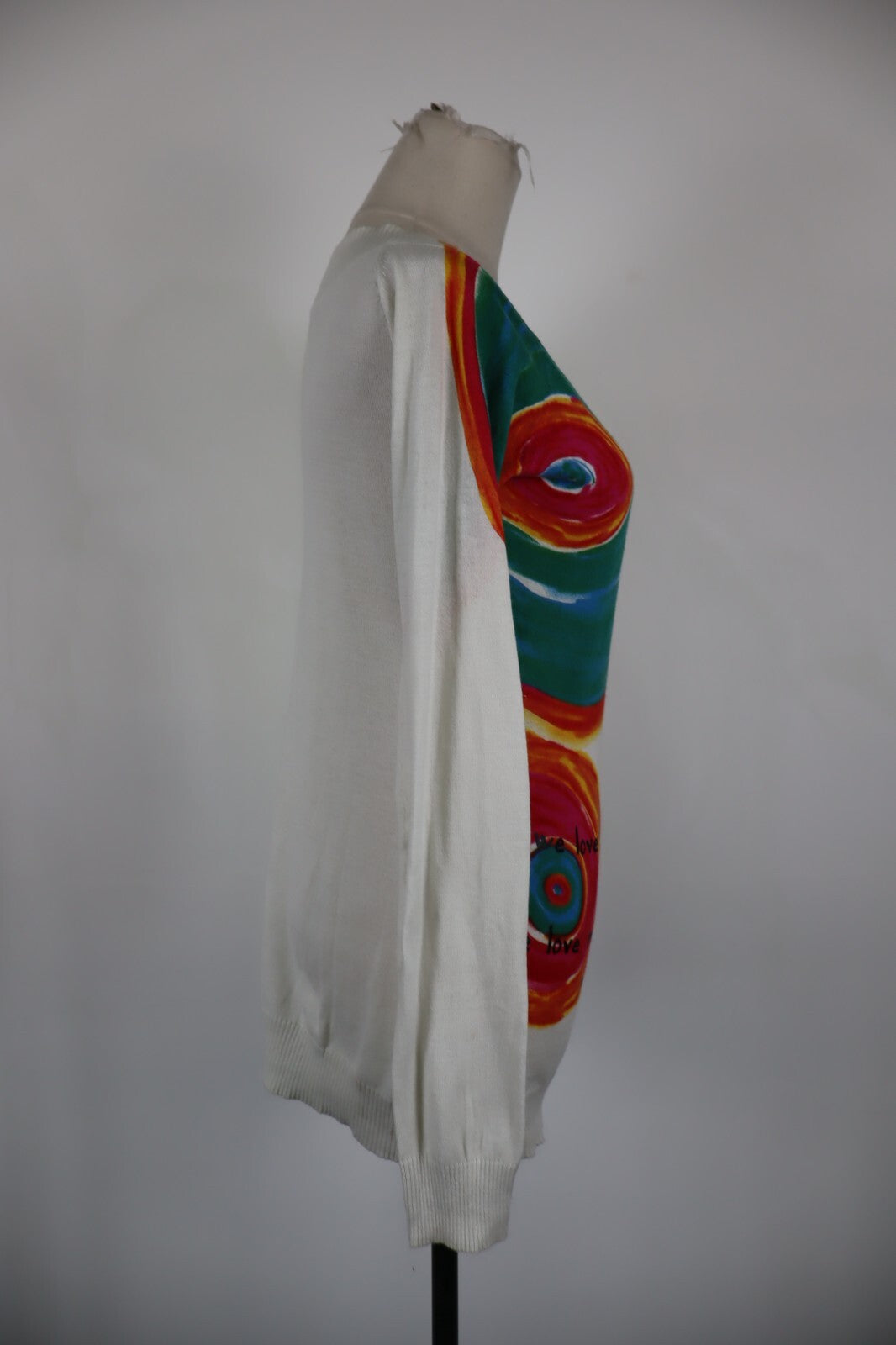 DESIGUAL MAGLIA DONNA TG. M WOMAN T-SHIRT CASUAL VINTAGE COTONE COTTON