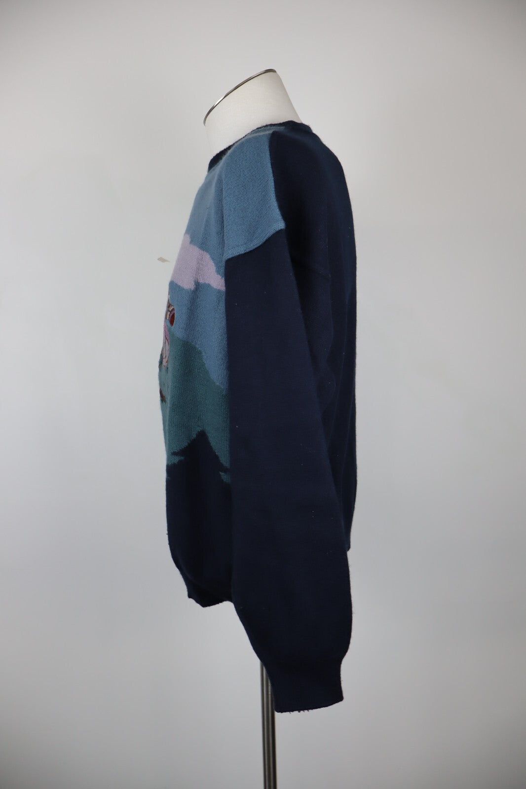 COMPASS CARD MAGLIONE LANA UOMO TG 52 MAN SWEATER CASUAL VINTAGE