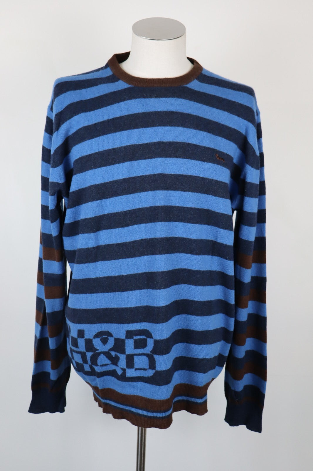 HARMONT & BLAINE MAGLIONE COTONE LANA VINTAGE UOMO Tg. 56 SWEATER MAN CASUAL