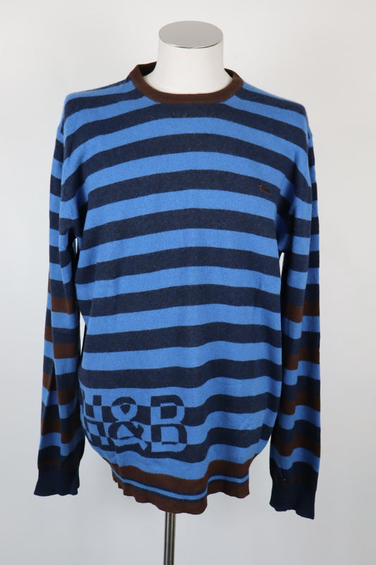 HARMONT & BLAINE MAGLIONE COTONE LANA VINTAGE UOMO Tg. 56 SWEATER MAN CASUAL