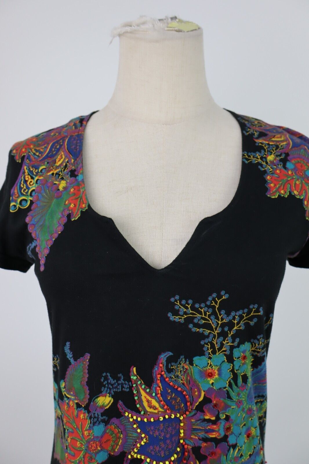 DESIGUAL VESTITO ABITO DONNA TG. S WOMAN CASUAL VINTAGE DRESS