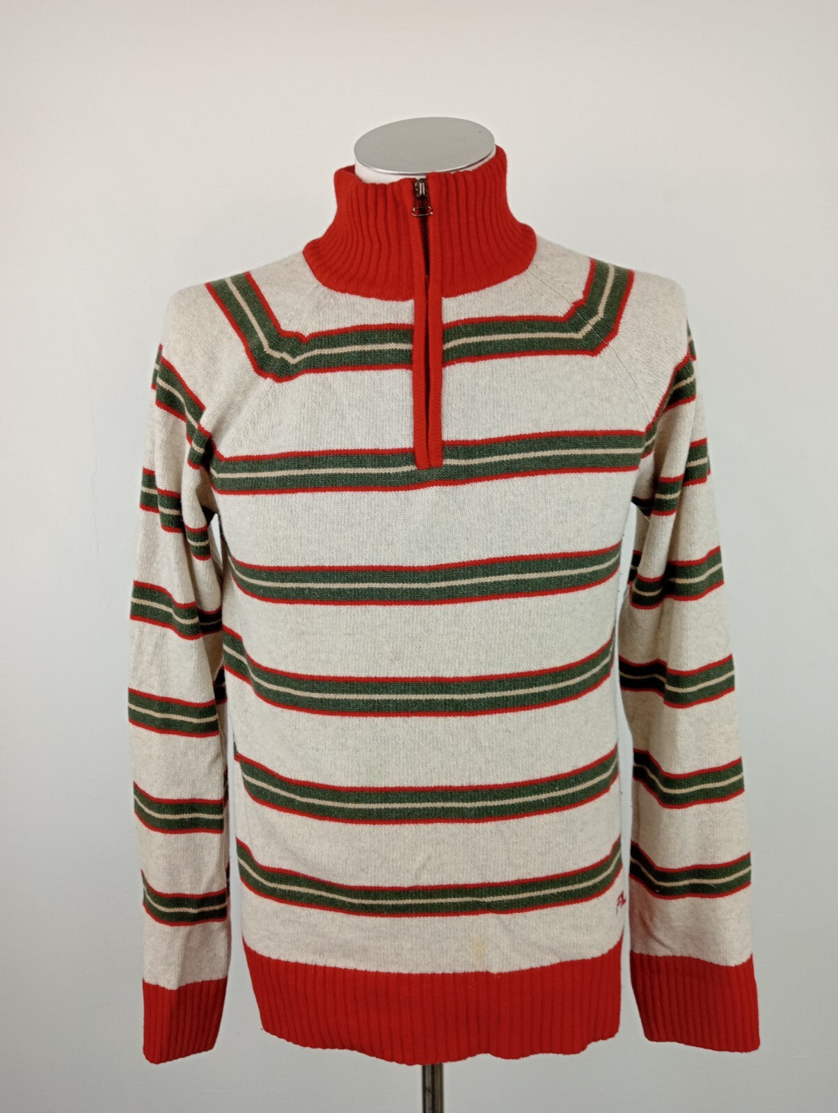 FILA MAGLIONE LANA WOOL UOMO TG 44 MAN SWEATER CASUAL VINTAGE MADE ITALY