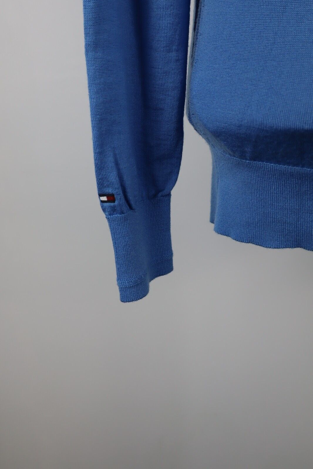 TOMMY HILFIGER MAGLIONE UOMO Tg. S MAN SWEATER CASUAL VINTAGE WOOL LANA MERINOS