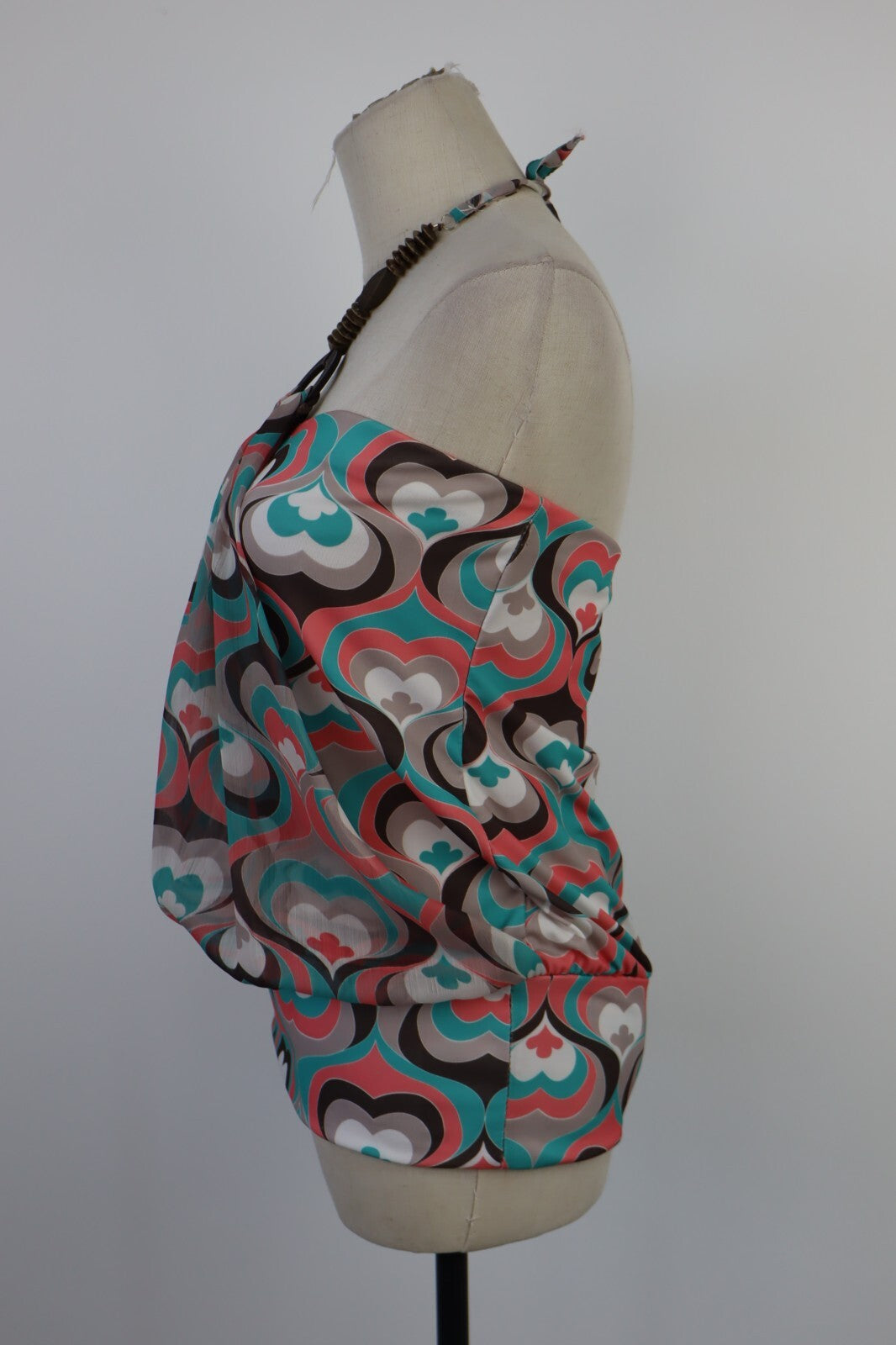 MAGLIA SLIP TOP DONNA TG 1 WOMAN T-SHIRT VIRTUAL INDIE FAIRSTYLE Y2K 2000'S