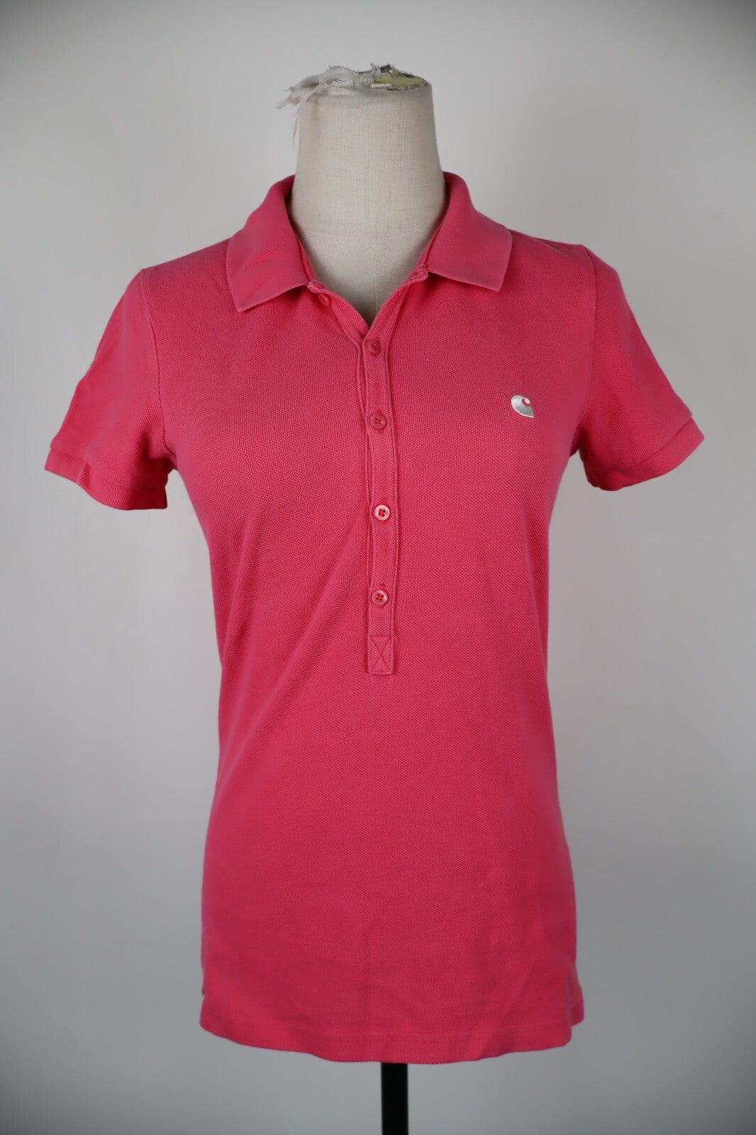 CARHARTT POLO MAGLIA DONNA TG. S WOMAN CASUAL VINTAGE SHIRT COTONE COTTON