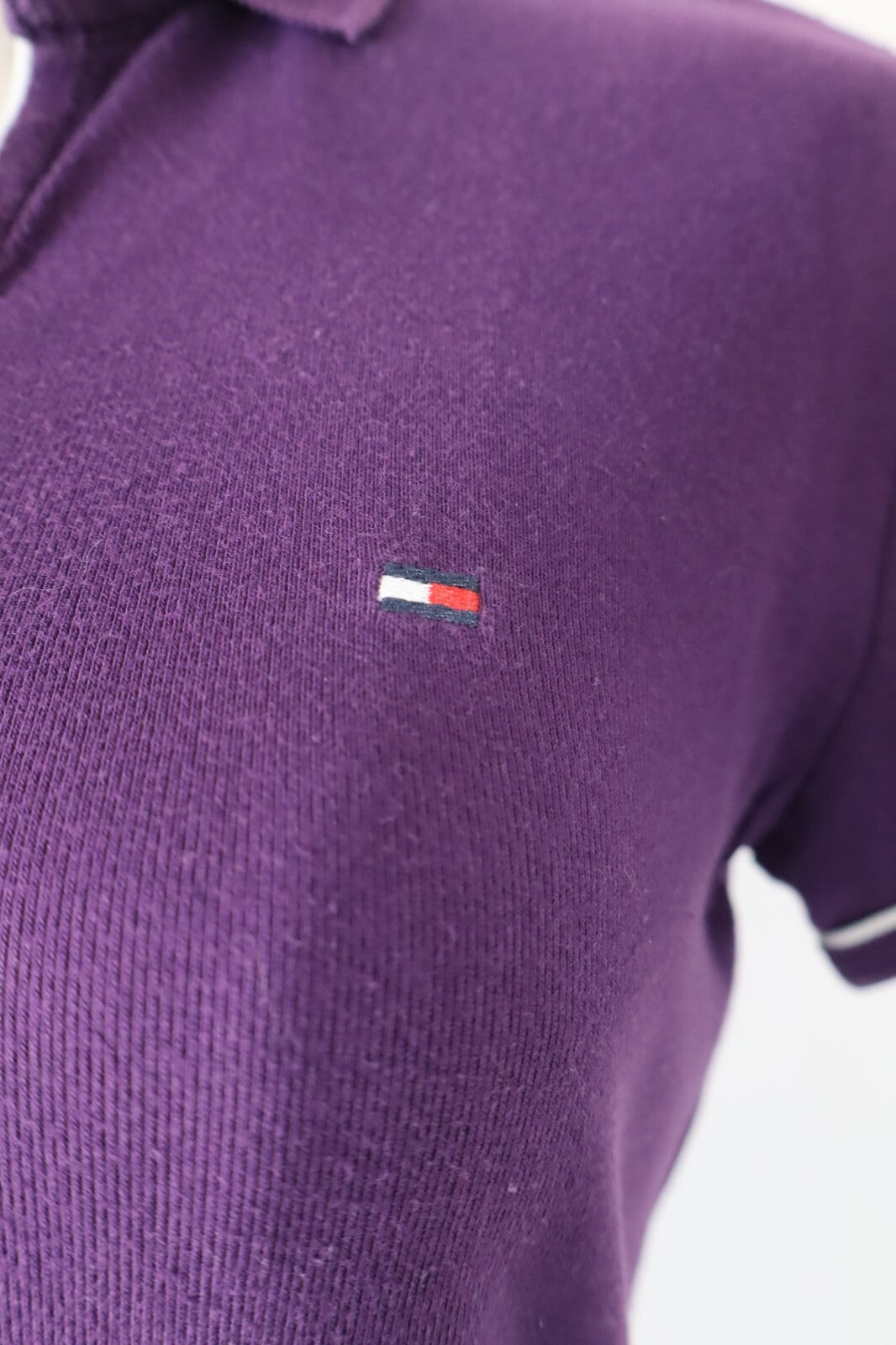 TOMMY HILFIGER POLO MAGLIA T-SHIRT DONNA COTONE TG. S WOMAN SHIRT CASUAL VINTAGE