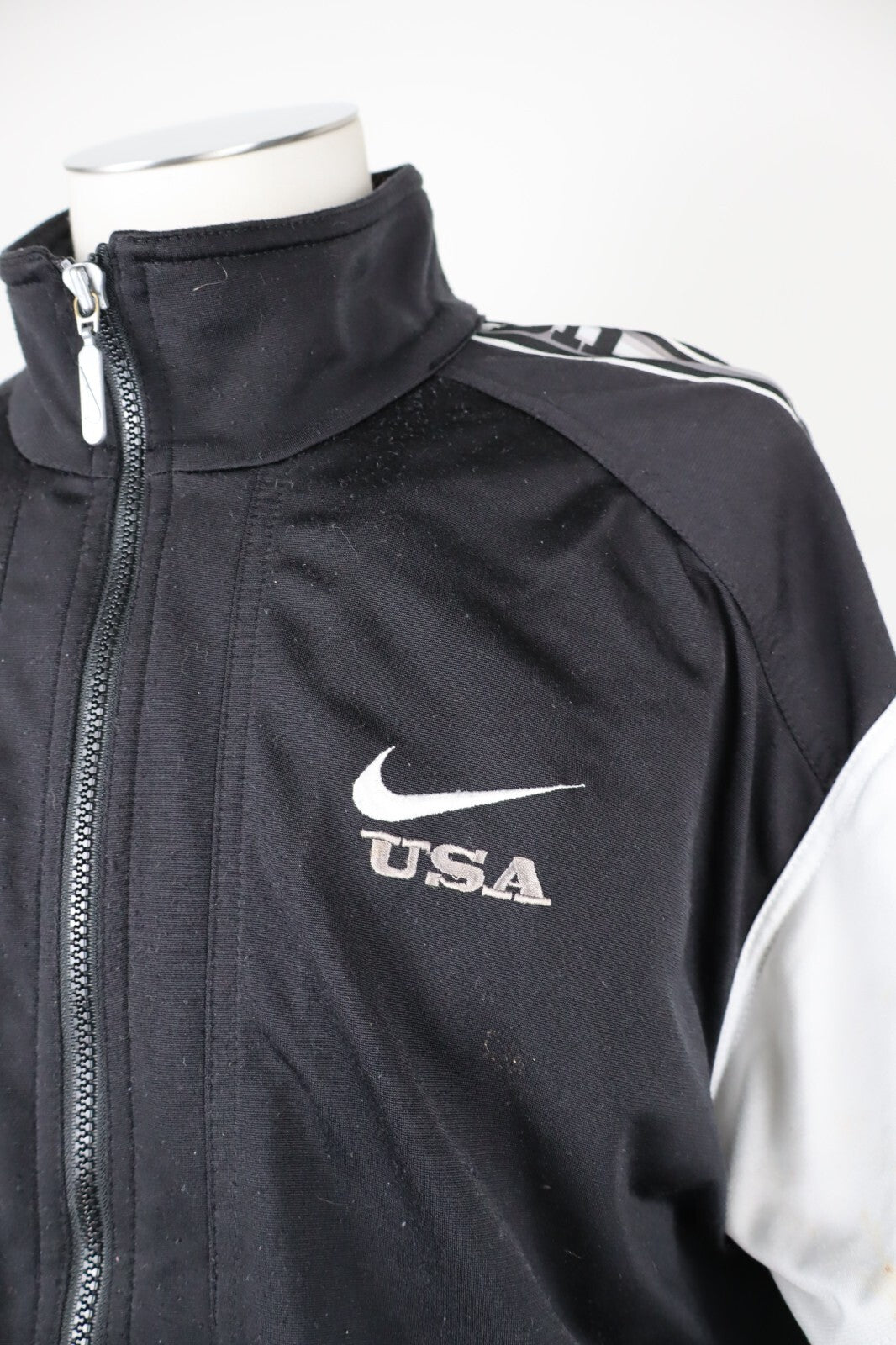 NIKE USA GIACCA SPORTIVA UOMO Tg. M MAN VINTAGE CASUAL SPORT JACKET CON ZIP