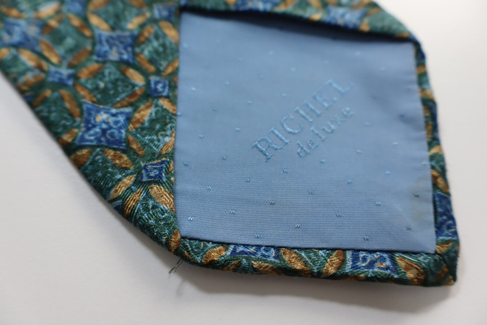 RICHEL 100% SILK TIE SETA CRAVATTA NECKTIE MADE IN ITALY CLASSIC