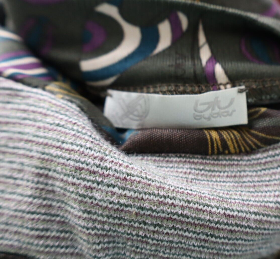 BLU BYBLOS VESTITO DONNA TG. 42 WOMAN CASUAL VINTAGE DRESS ABITO