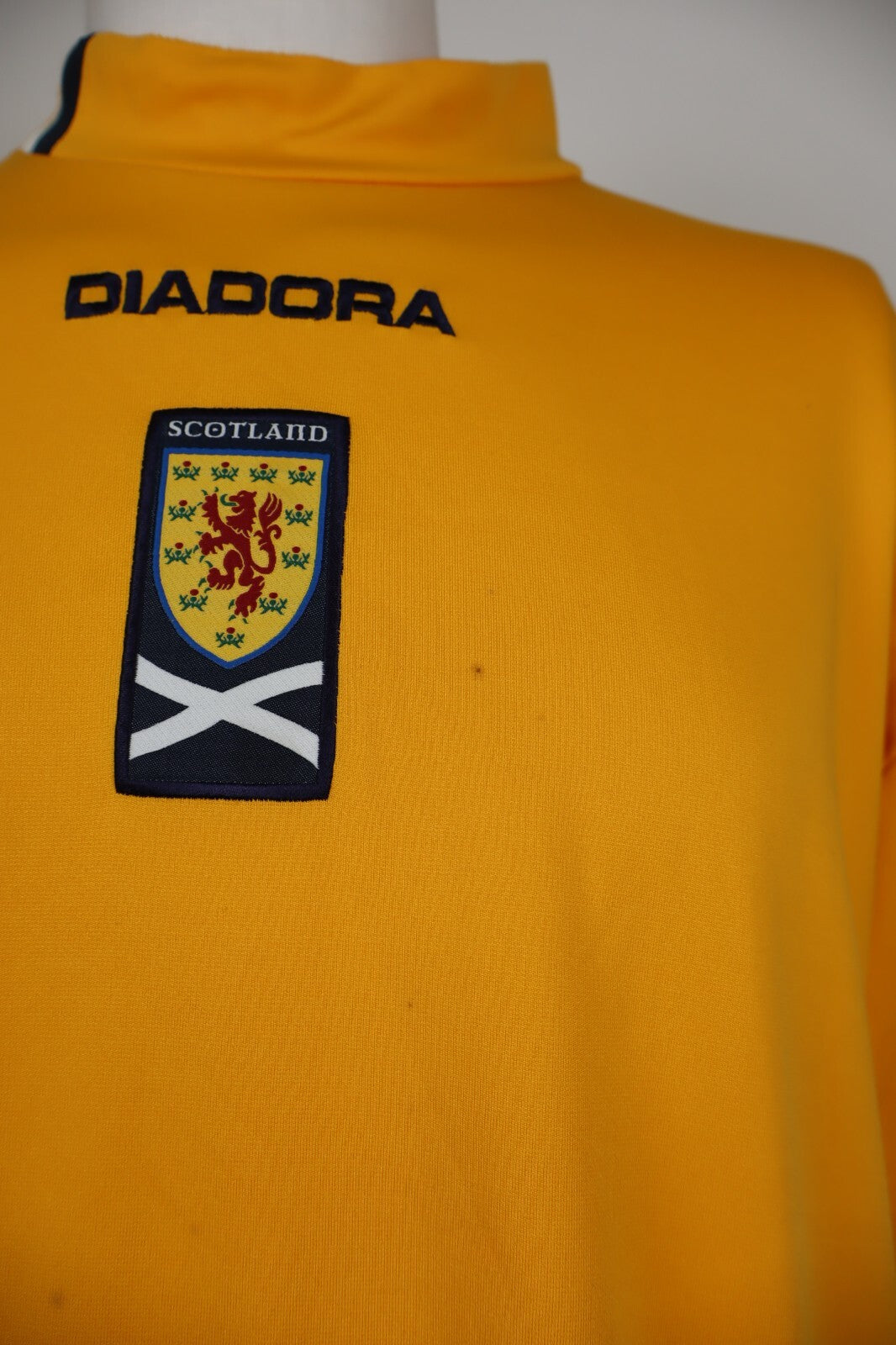 DIADORA SCOTLAND MAGLIA CALCIO UOMO Tg XL SOCCER MAN JERSEY VINTAGE SPORT SHIRT