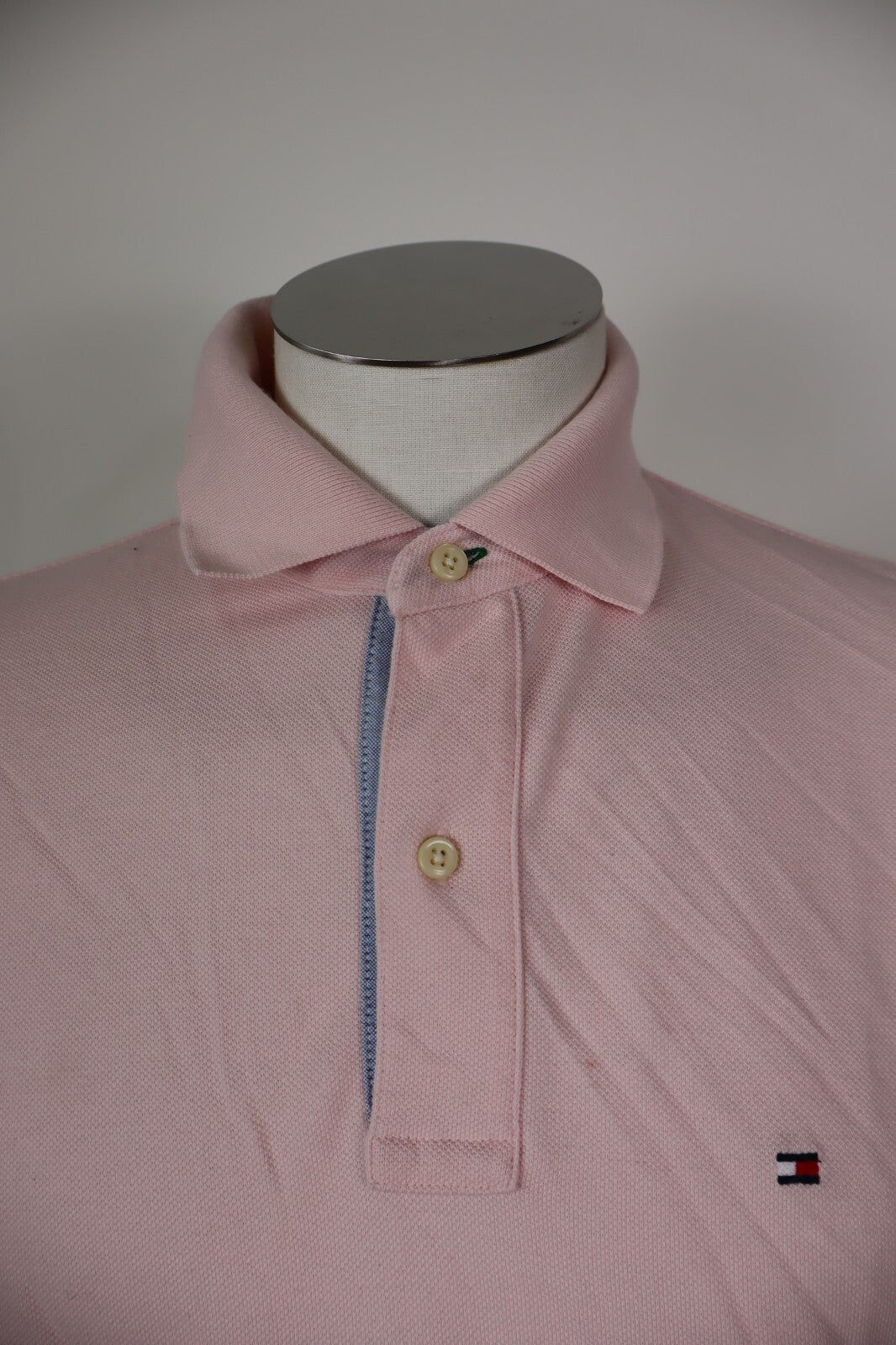 TOMMY HILFIGER MAGLIA POLO UOMO COTONE TG. M MAN COTTON T-SHIRT CASUAL VINTAGE