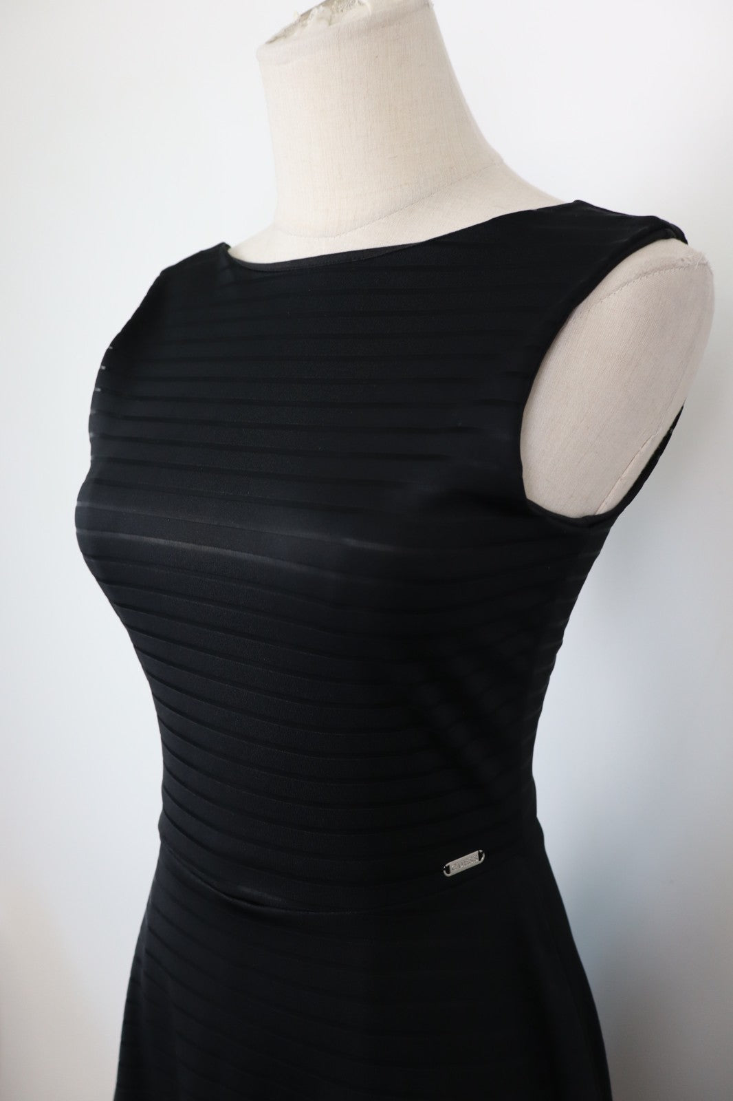 GUESS VESTITO DONNA TG. S WOMAN CASUAL VINTAGE DRESS ABITO CON ZIP